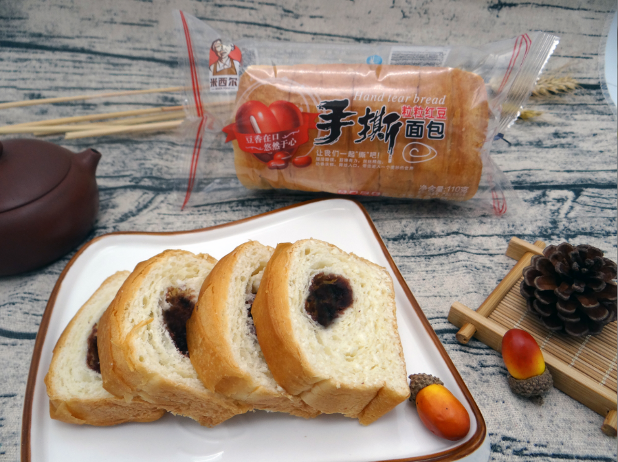 110g手撕面包(紅豆味)